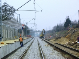 INŻYNIER KONTRAKTU: Przebudowa dworca kolejowego Świebodzin / 2019 - 2022 (na zdj. nadzorowane przez nas prace w ramach modernizacji linii kolejowej nr 8 w Warszawie)
