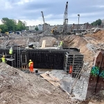 Realizacja robót budowlanych tuneli Łódź Kaliska - Łódź Żabieniec - nadzór SAFEGE