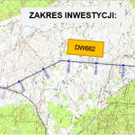 Zakres inwestycji na mapie
