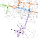 PROJEKTOWANIE: Budowa trasy tramwajowej wraz z uspokojeniem ruchu samochodowego w ul. Ratajczaka w Poznaniu / 2019 - 2020