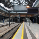 Dworzec kolejowy (multimodalny terminal transportowy) Łódź Fabryczna - jego budowę nadzorowała SAFEGE Polska