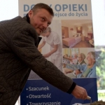 Wmurowanie kamienia węgielnego - Centrum Opieki nad Seniorem w Poznaniu, nadzór SAFEGE- Jakub Domrzalski